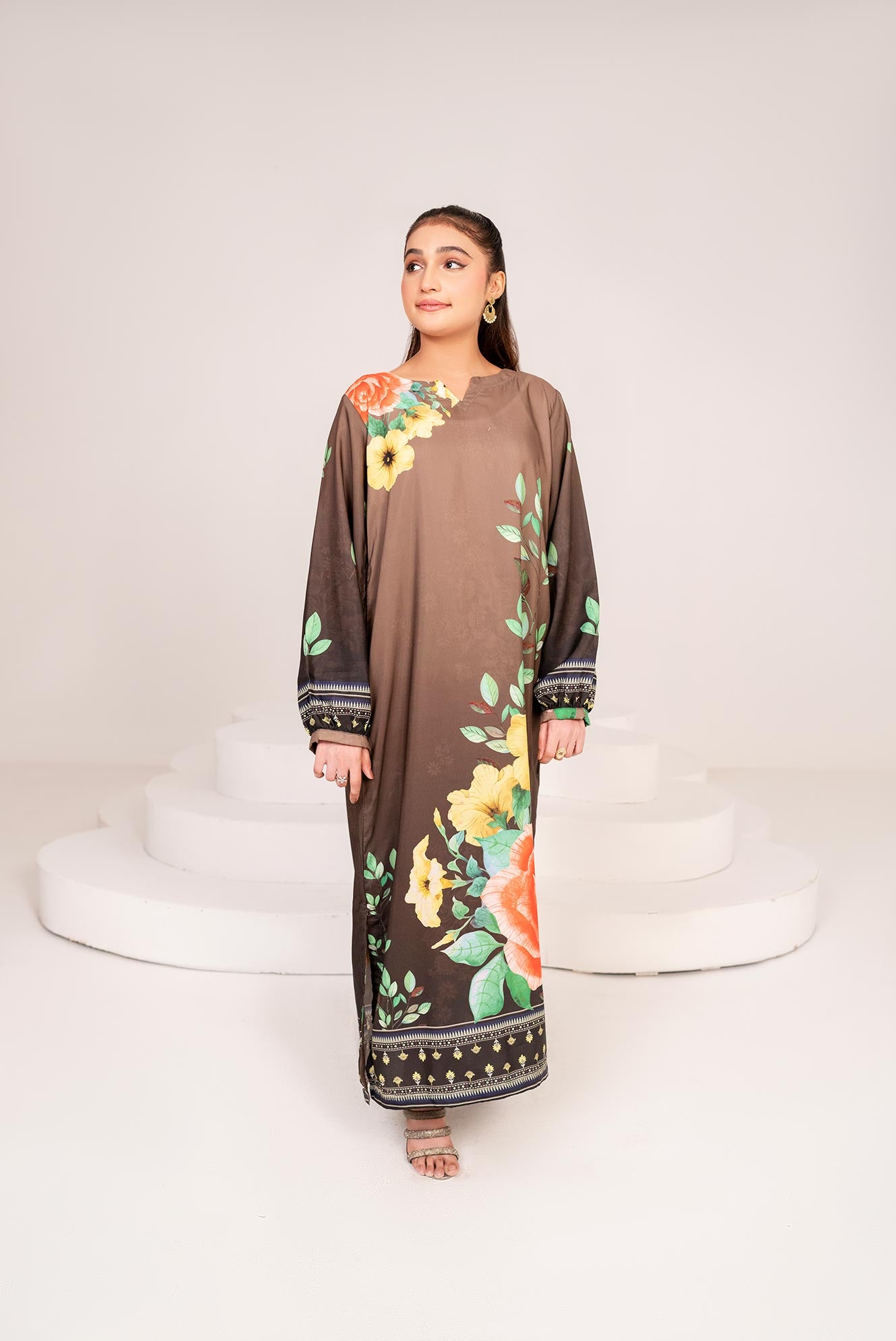 Printed Kaftaan Pret - PK04