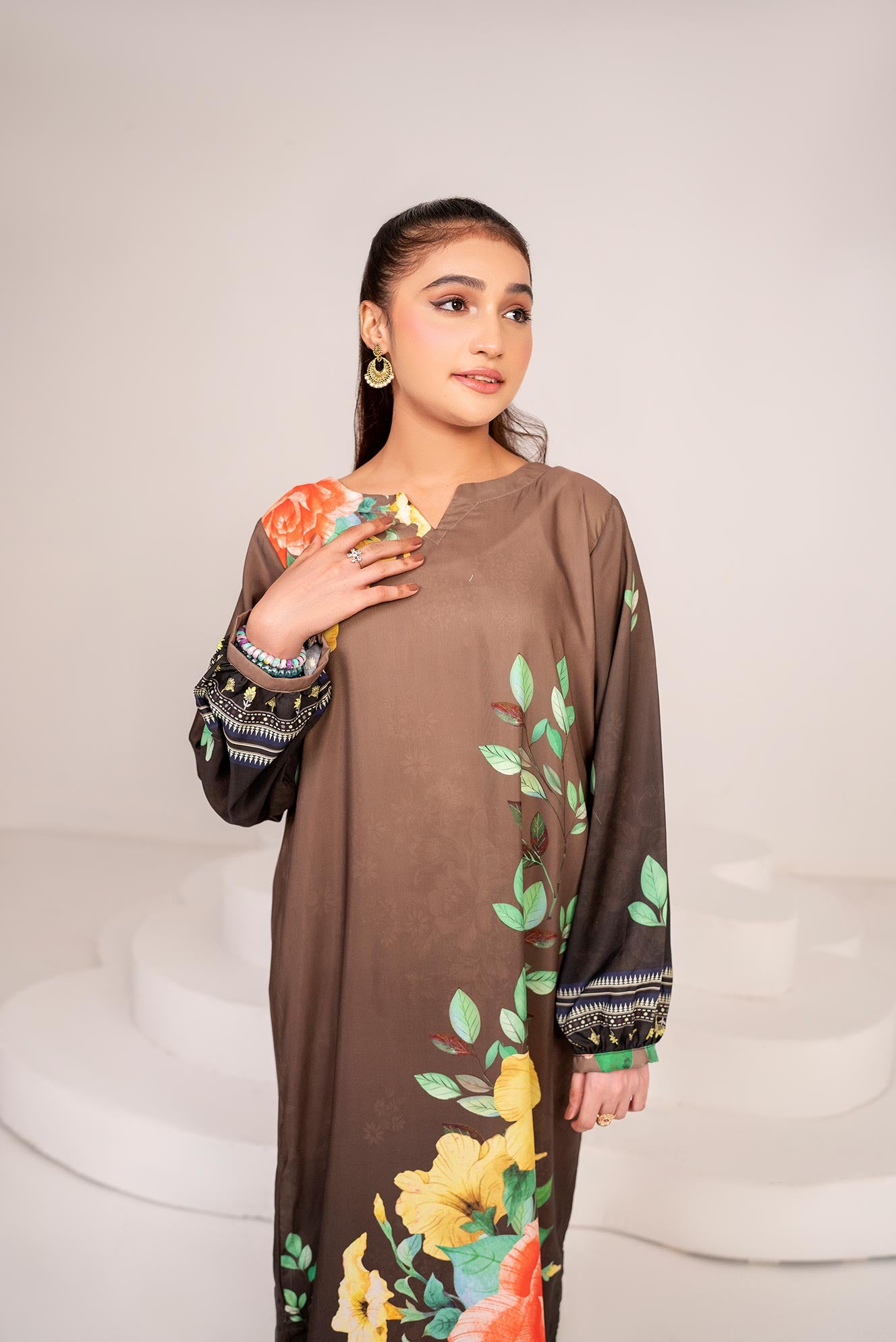 Printed Kaftaan Pret - PK04