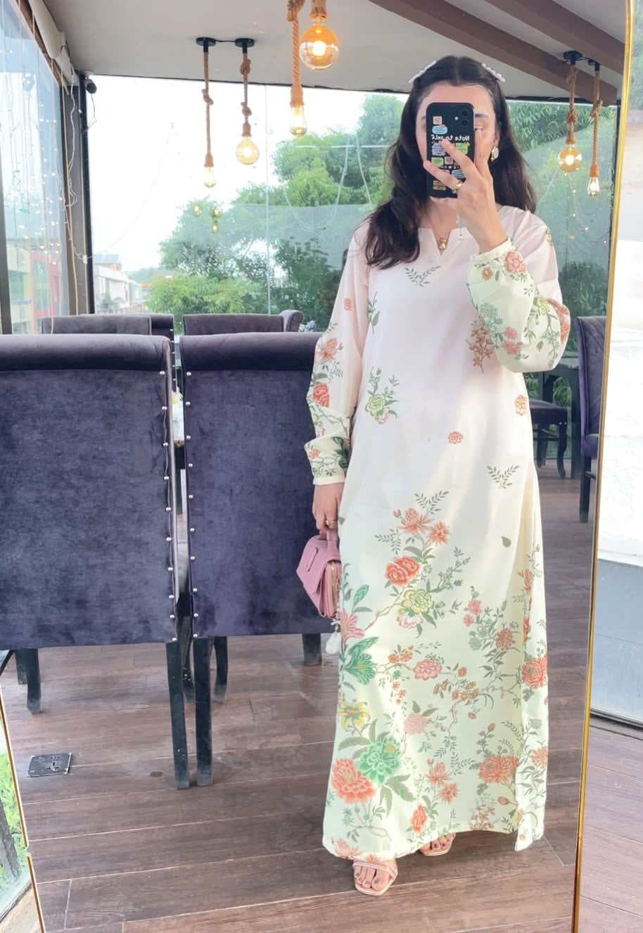Printed Kaftaan Pret - PK06